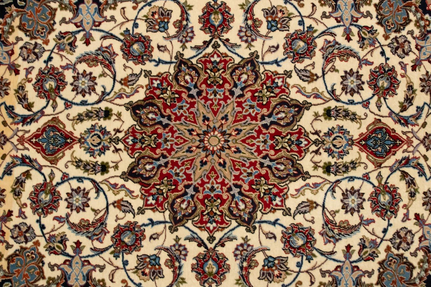 Perserteppich - Isfahan - Premium 160 x 110 cm - beige