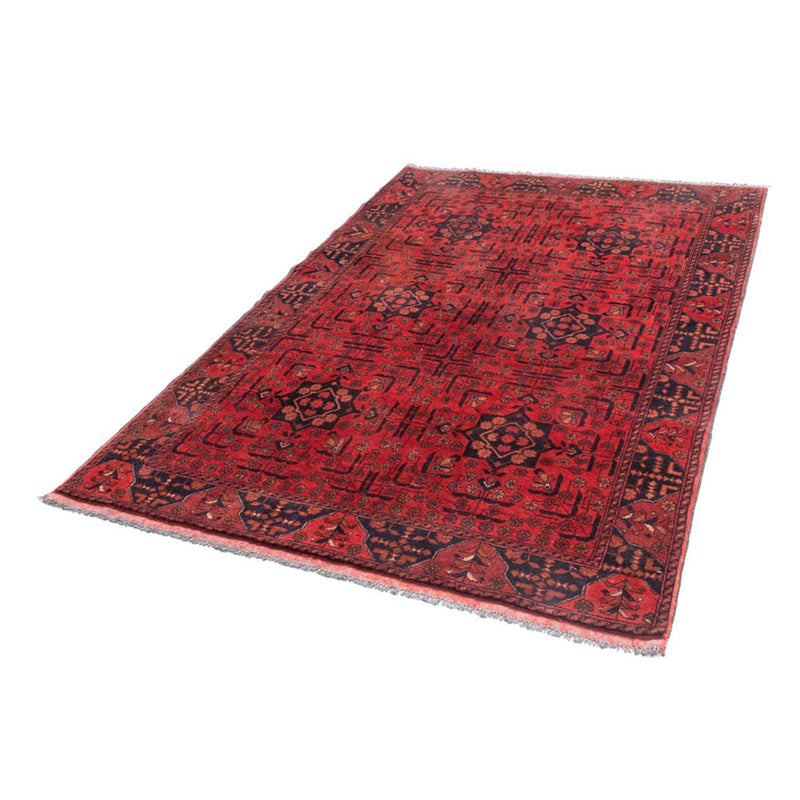 Afghan Teppich - Kunduz 193 x 129 cm - rot
