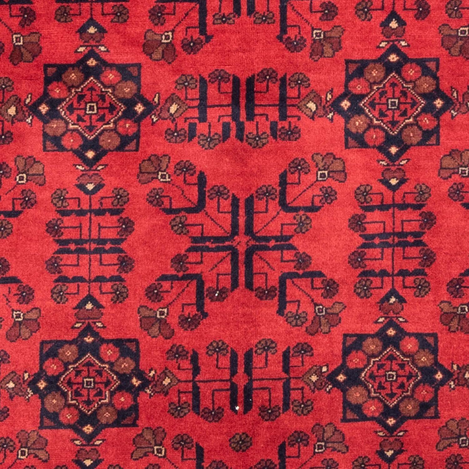 Afghan Teppich - Kunduz 184 x 127 cm - rot
