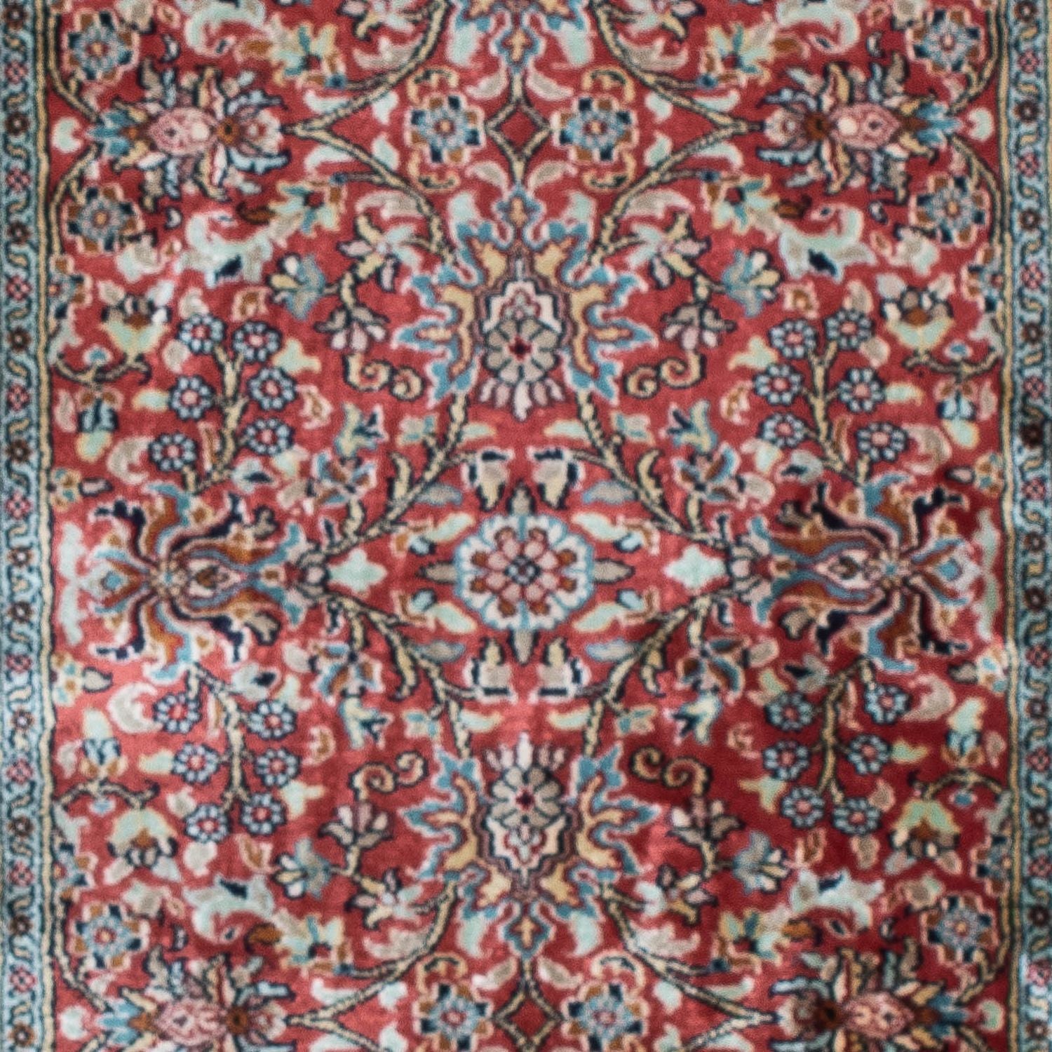 Seidenteppich - Kaschmir Seide 179 x 64 cm Teppichläufer