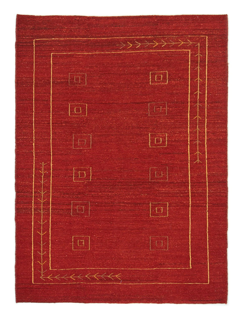 Gabbeh Teppich - Perser 196 x 143 cm - rot