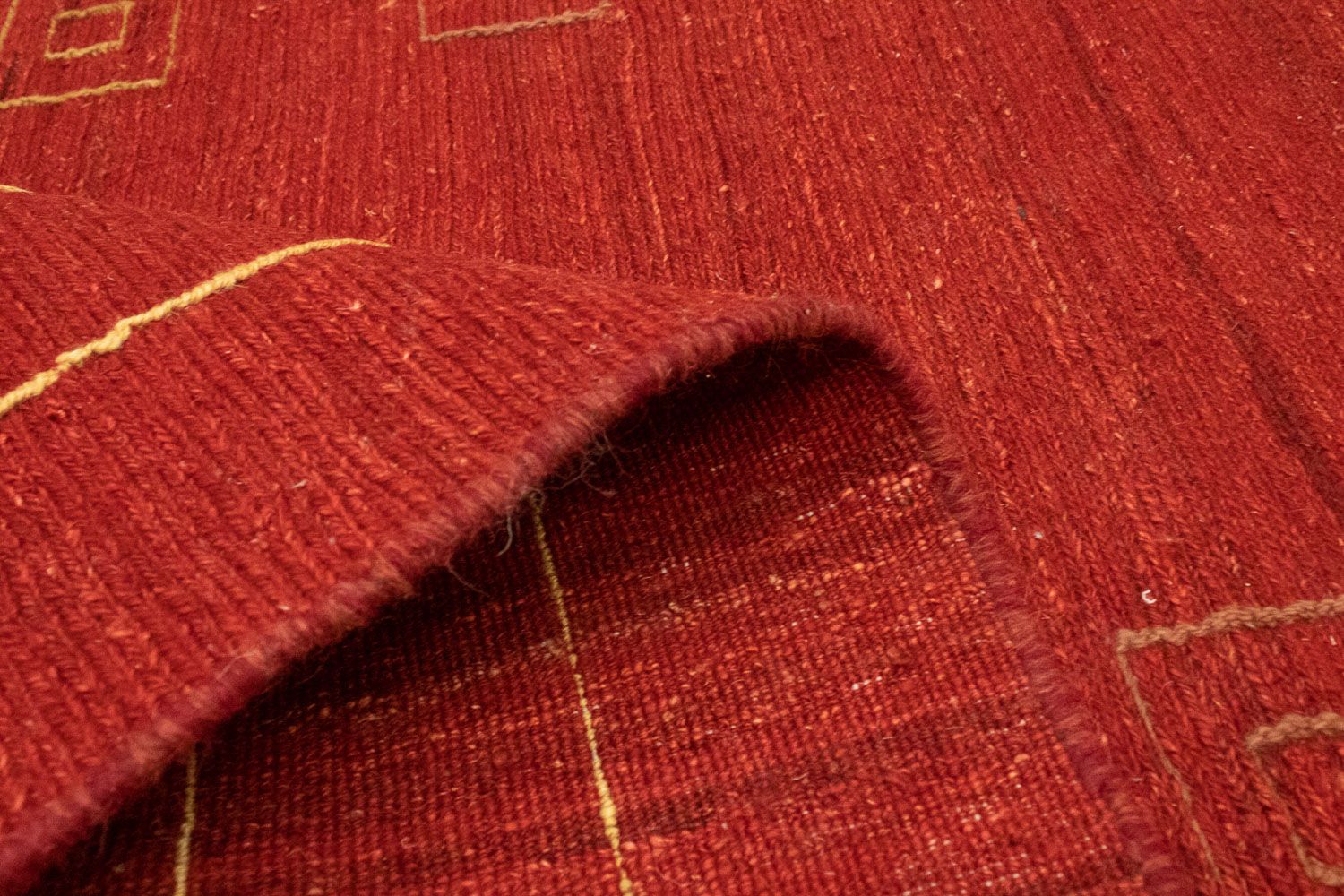 Gabbeh Teppich - Perser 196 x 143 cm - rot