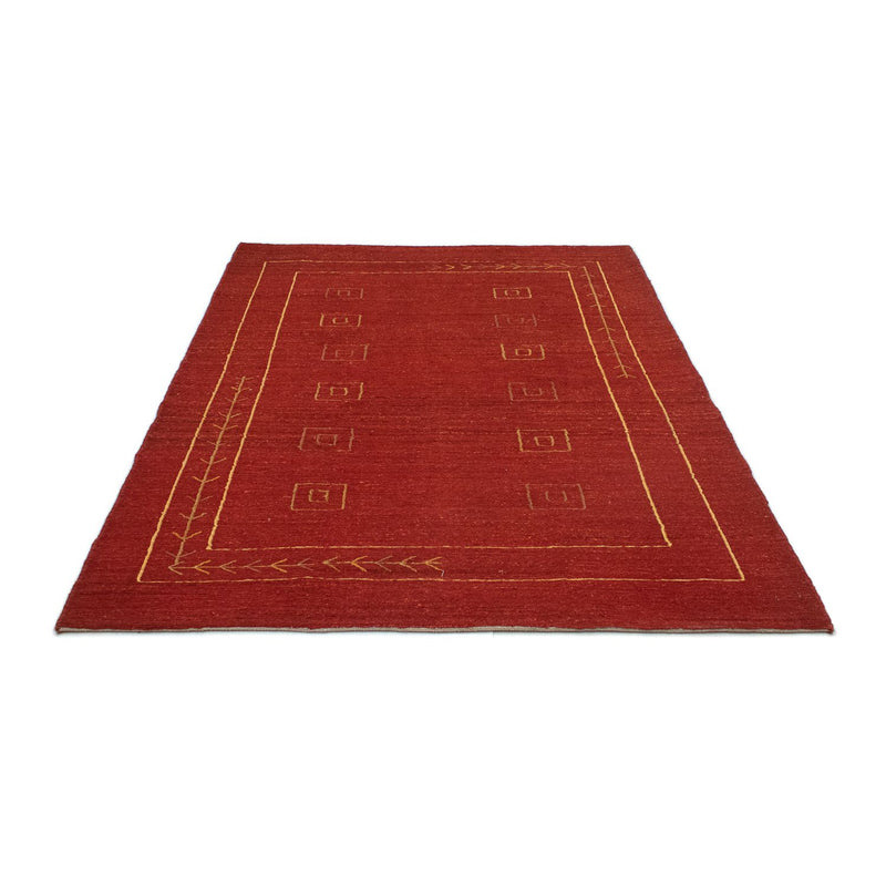 Gabbeh Teppich - Perser 196 x 143 cm - rot