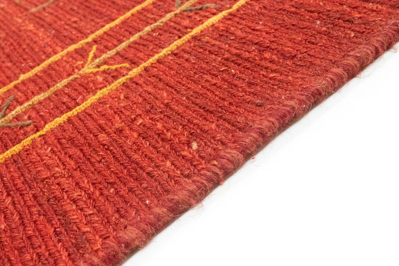 Gabbeh Teppich - Perser 196 x 146 cm - rot