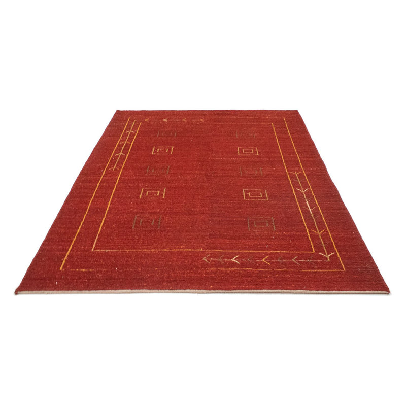 Gabbeh Teppich - Perser 196 x 146 cm - rot