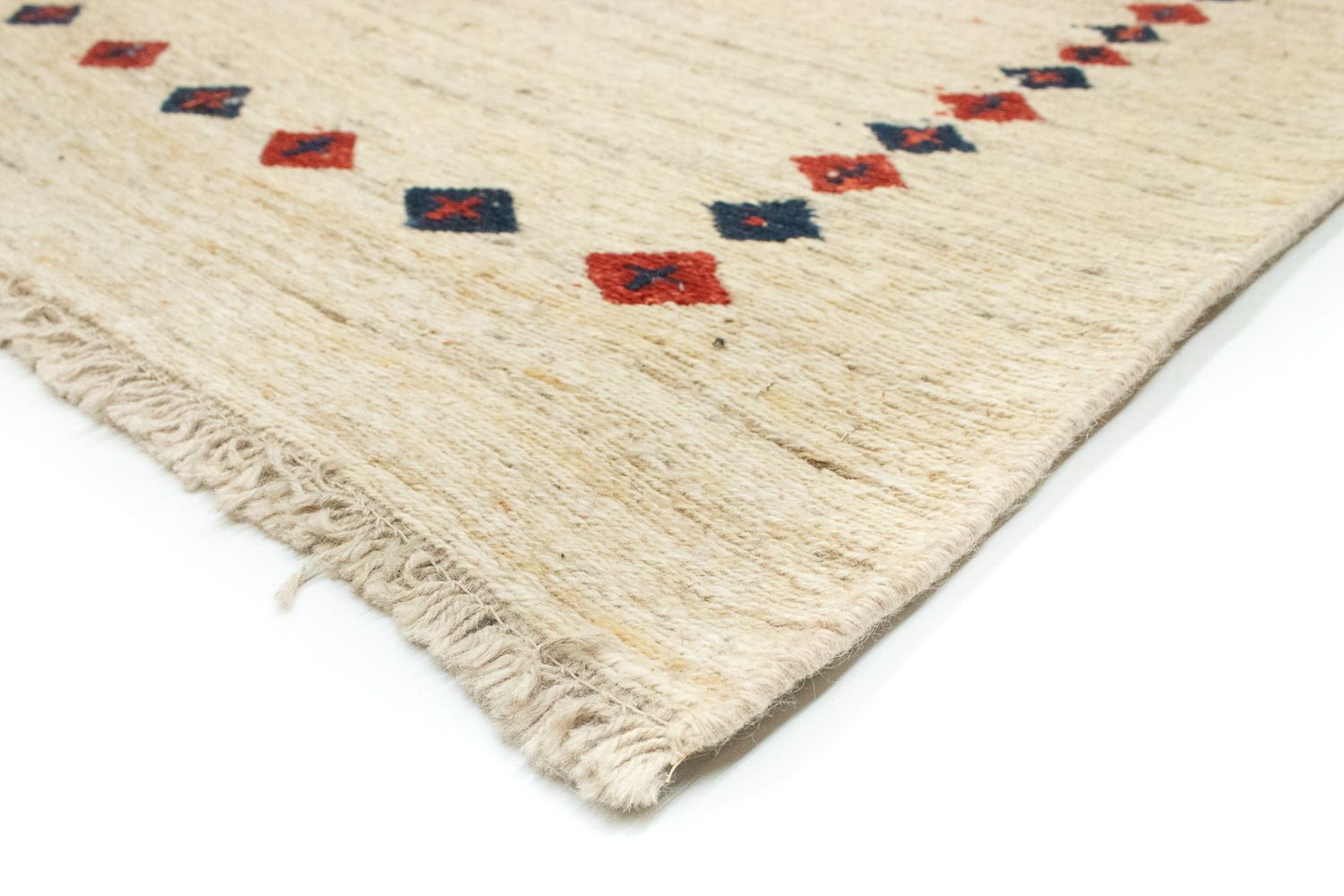 Gabbeh Teppich - Perser 192 x 148 cm - beige