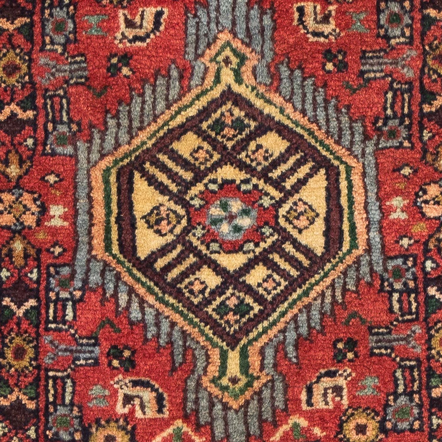 Perserteppich - Nomadic 87 x 62 cm - dunkelrot