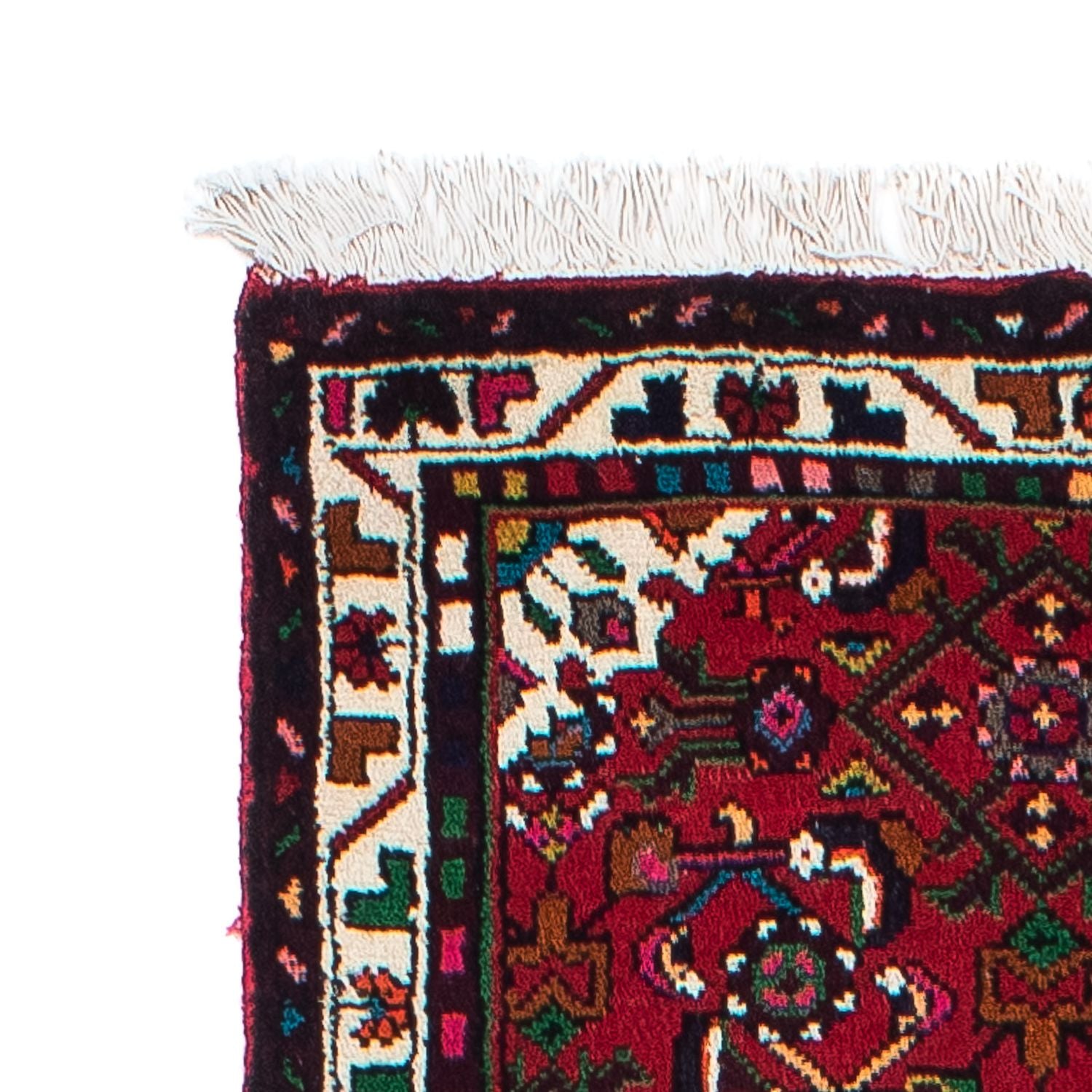 Perserteppich - Nomadic 298 x 72 cm - dunkelrot