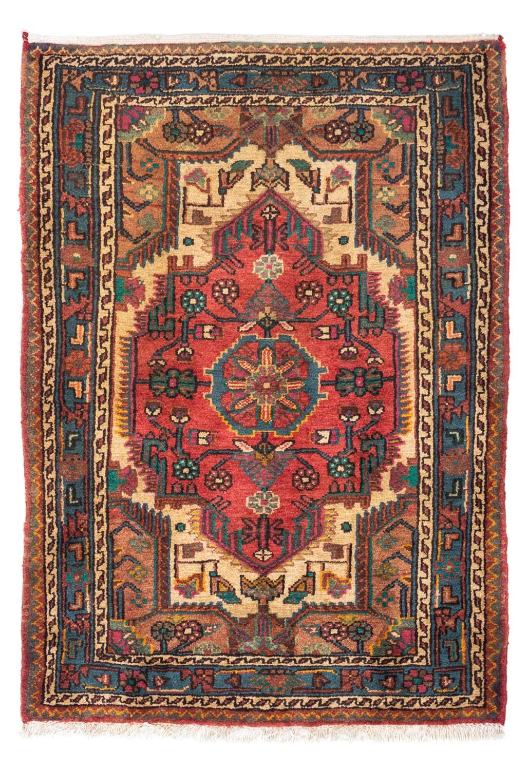 Perserteppich - Nomadic 120 x 85 cm - rot