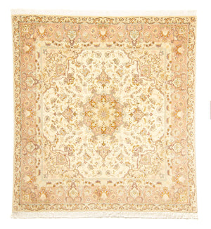 Perserteppich - Täbriz - Royal 210 x 202 cm Quadratischer Teppich