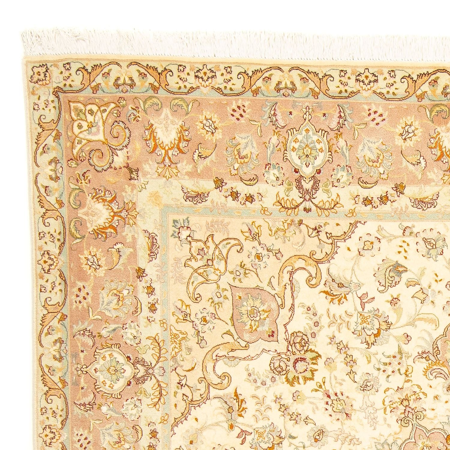 Perserteppich - Täbriz - Royal 210 x 202 cm Quadratischer Teppich