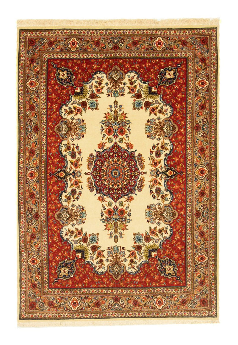 Perserteppich - Ghom 151 x 105 cm - beige