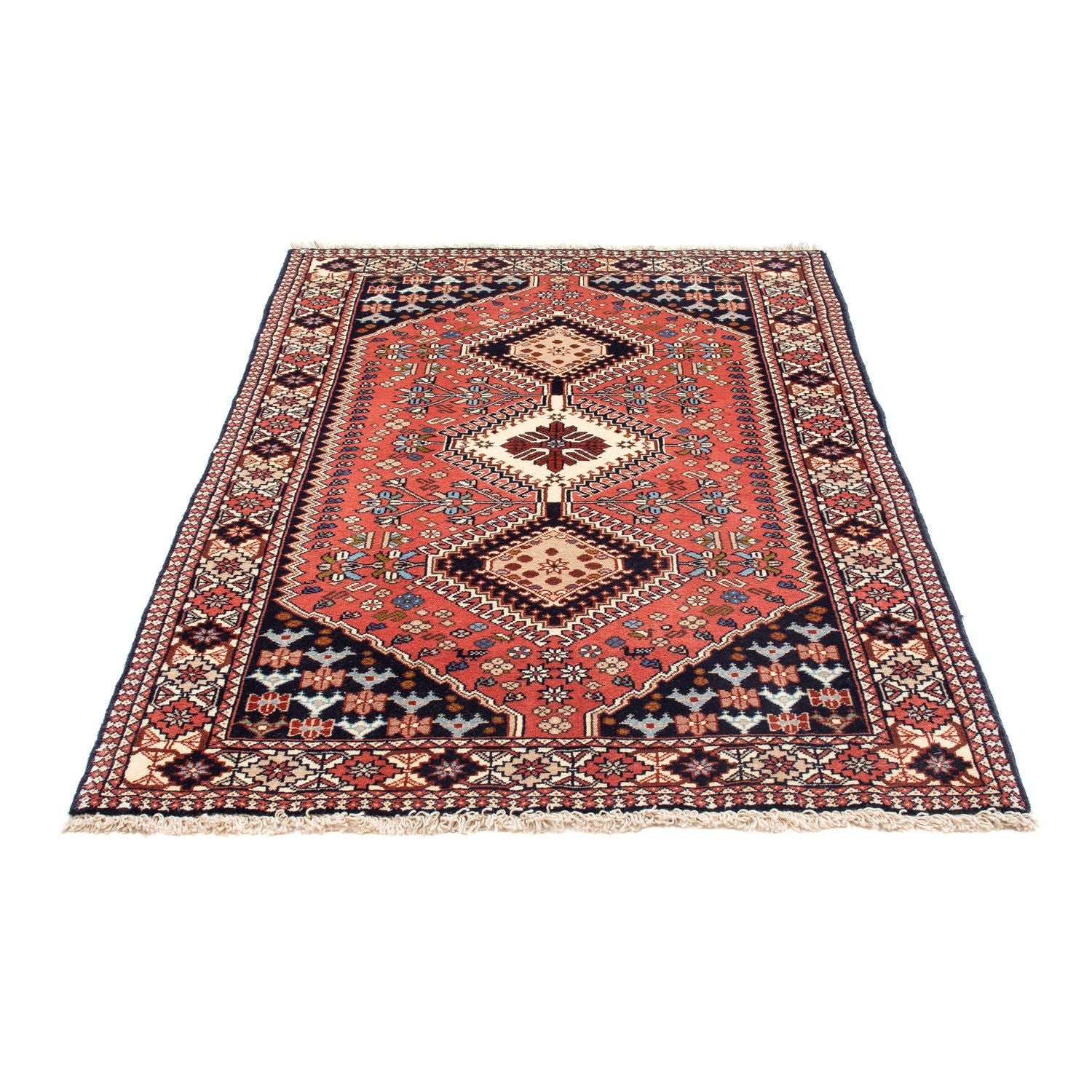Perserteppich - Nomadic 150 x 100 cm - hellrot