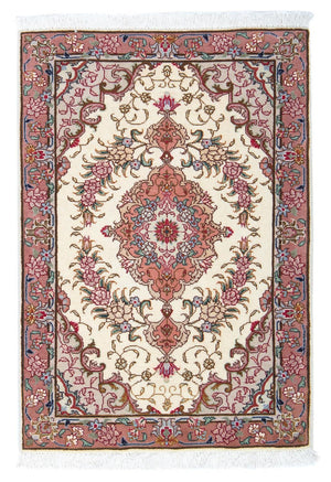 Perserteppich - Täbriz - Royal 87 x 60 cm - beige
