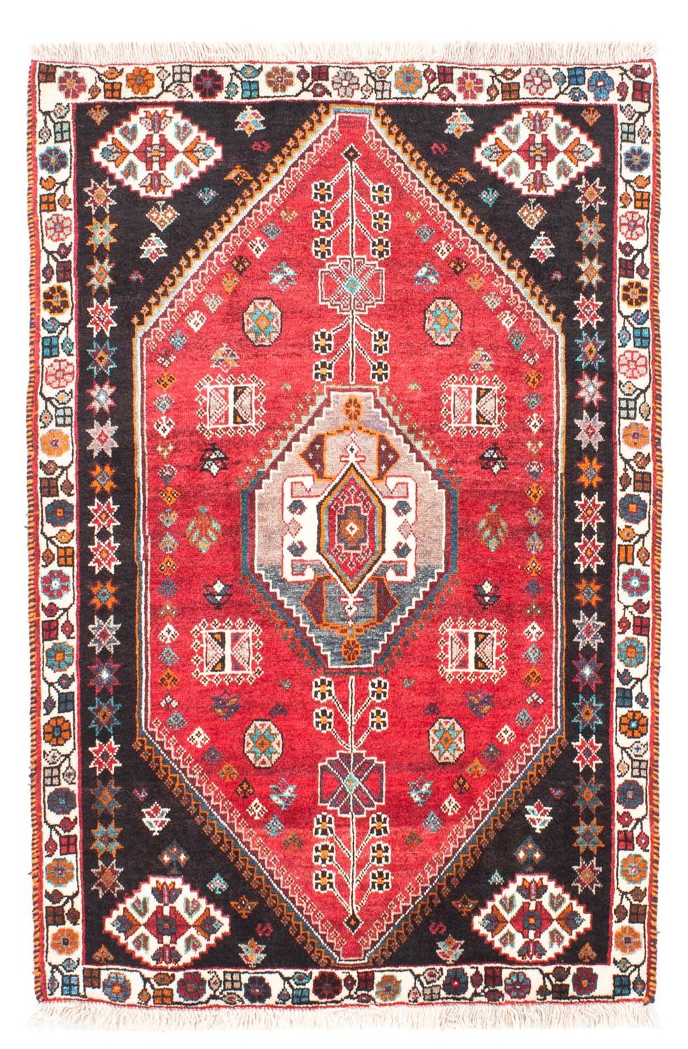 Perserteppich - Nomadic 152 x 102 cm - rot