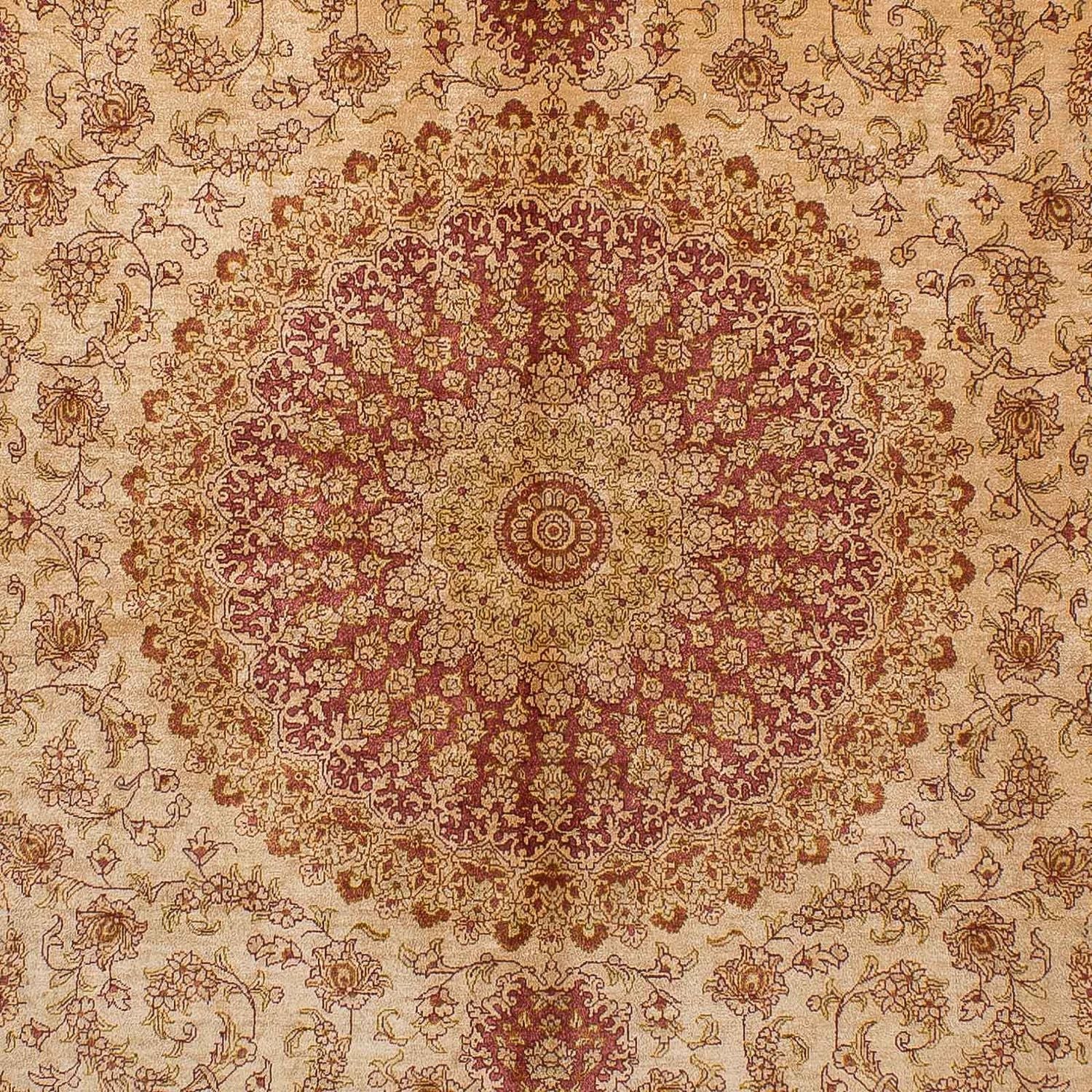 Seidenteppich - Ghom Seide - Premium 237 x 154 cm Teppich Wohnzimmer