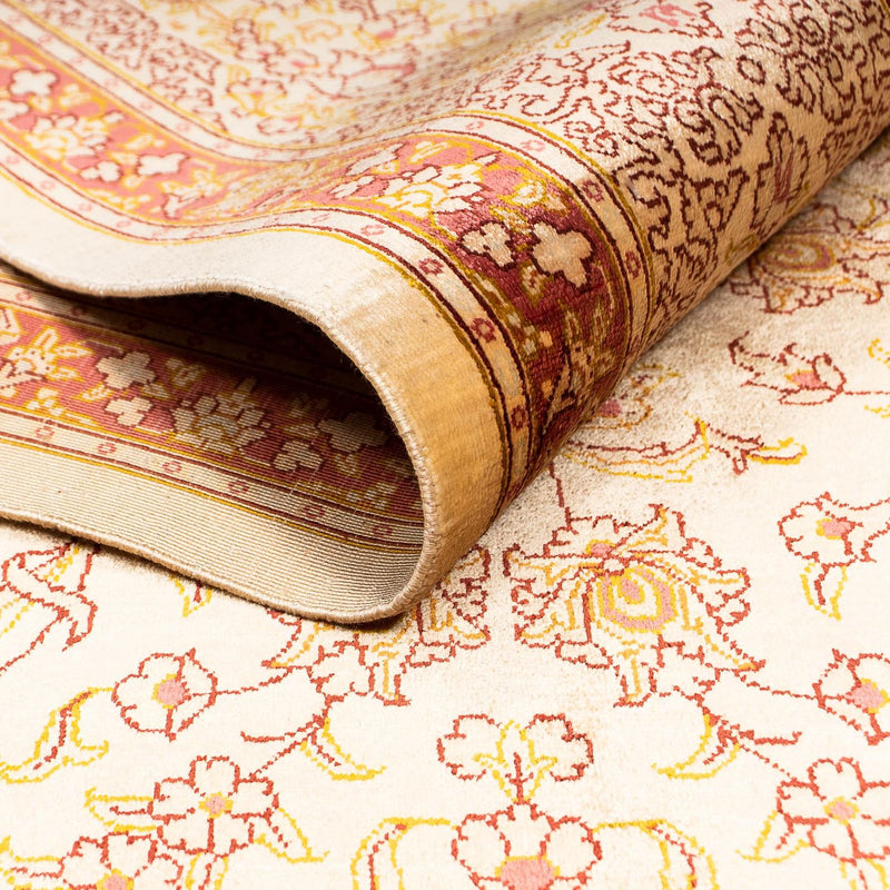 Seidenteppich - Ghom Seide - Premium 237 x 154 cm Teppich Wohnzimmer