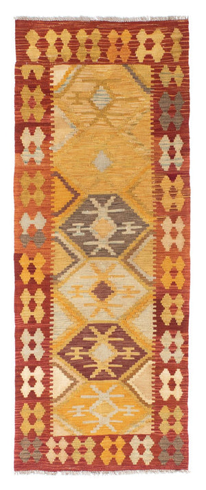 Kelim Teppich - Oriental 185 x 75 cm - gold