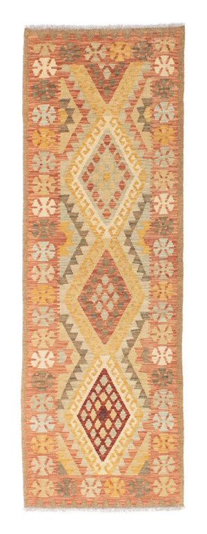 Kelim Teppich - Oriental 208 x 66 cm - hellrot