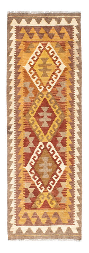 Kelim Teppich - Oriental 203 x 64 cm - hellbraun