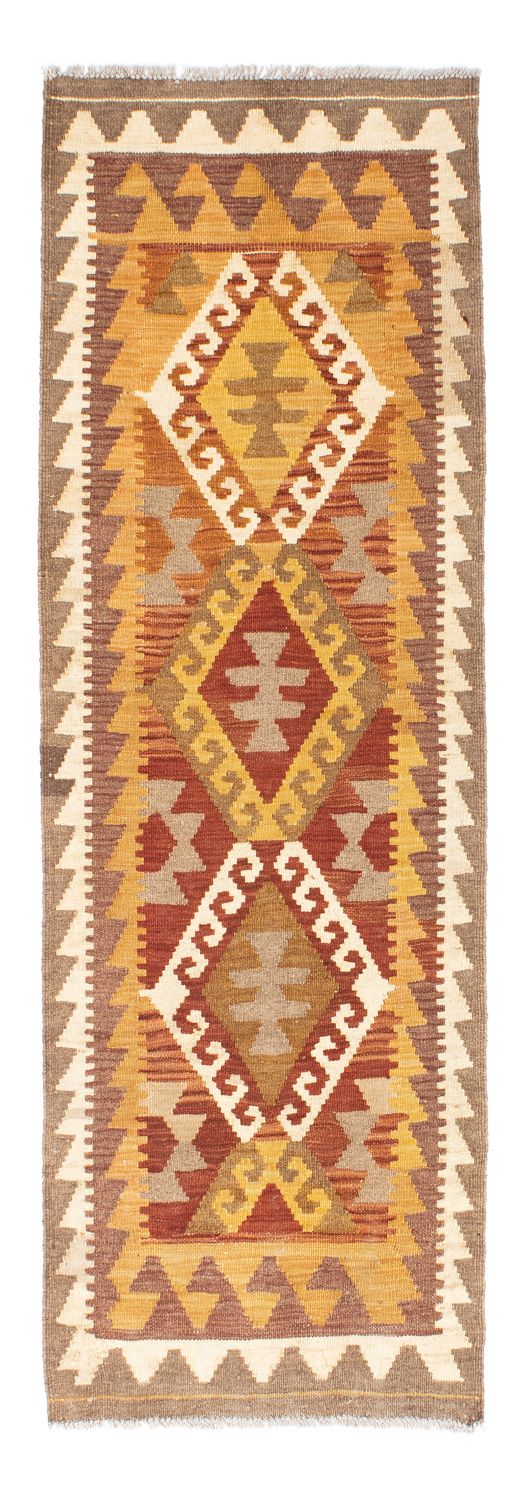 Kelim Teppich - Oriental 203 x 64 cm - hellbraun