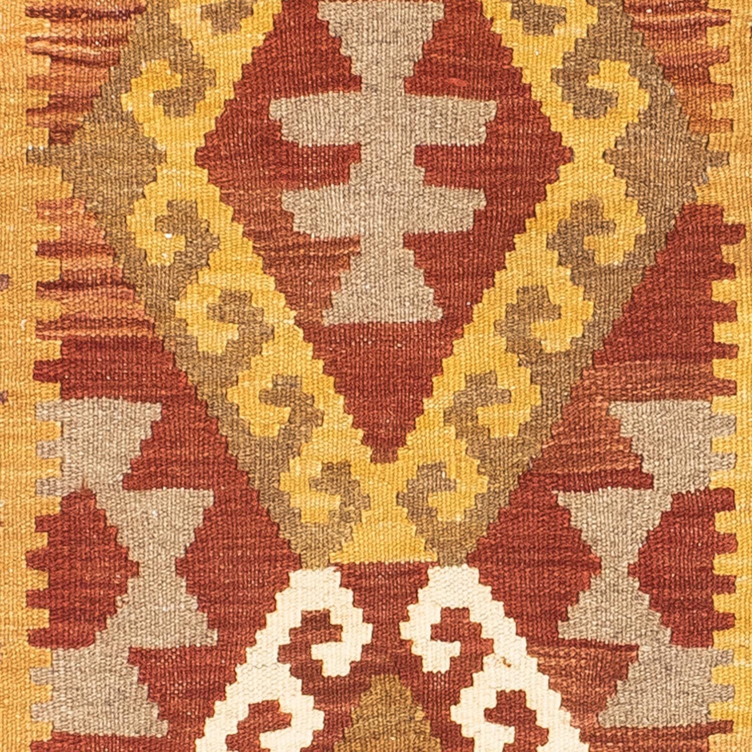 Kelim Teppich - Oriental 203 x 64 cm - hellbraun