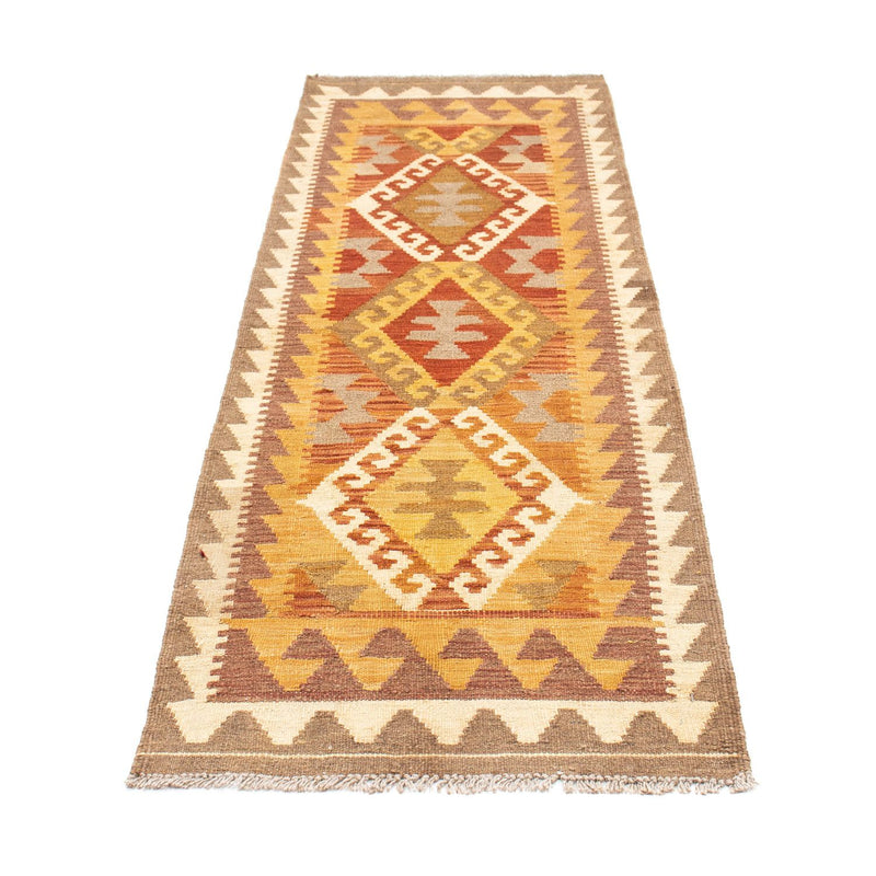 Kelim Teppich - Oriental 203 x 64 cm - hellbraun