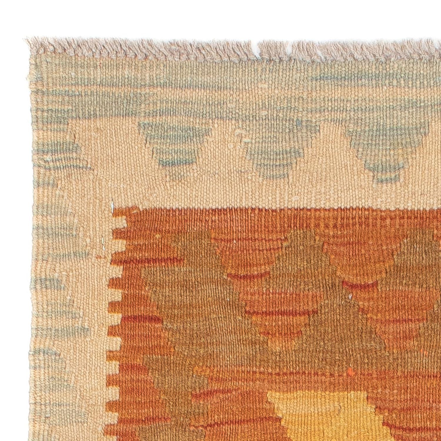 Kelim Teppich - Splash 202 x 62 cm - rost