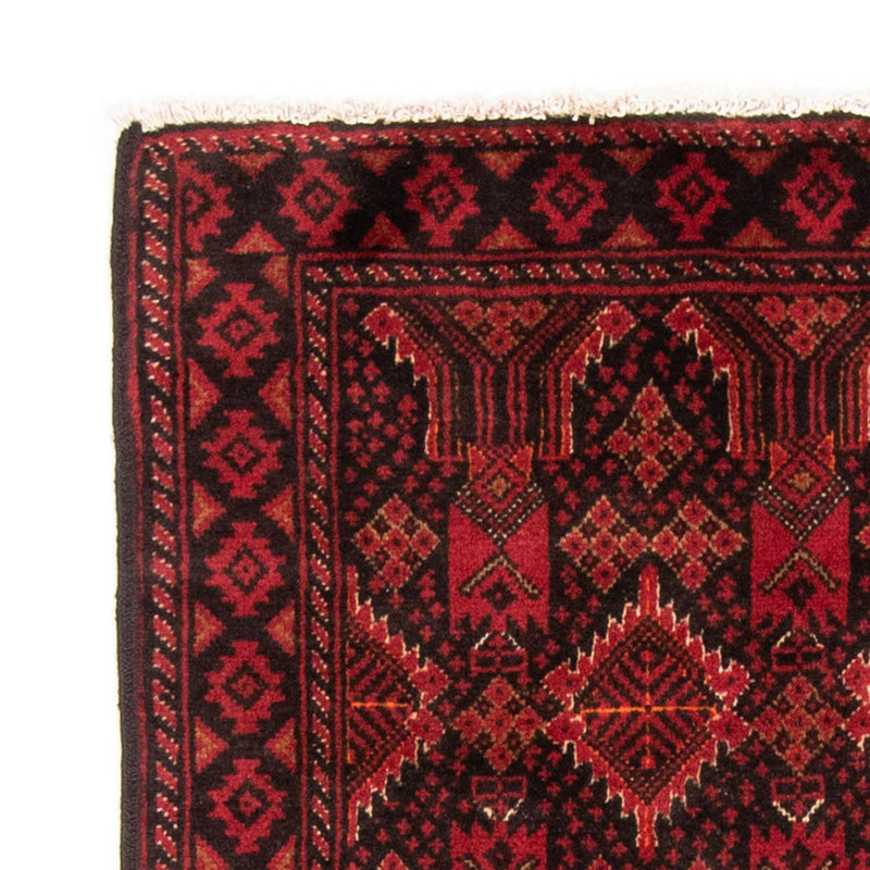 Belutsch Teppich 187 x 99 cm - rot