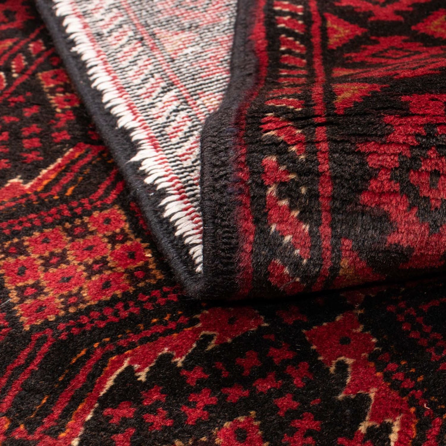 Belutsch Teppich 187 x 99 cm - rot