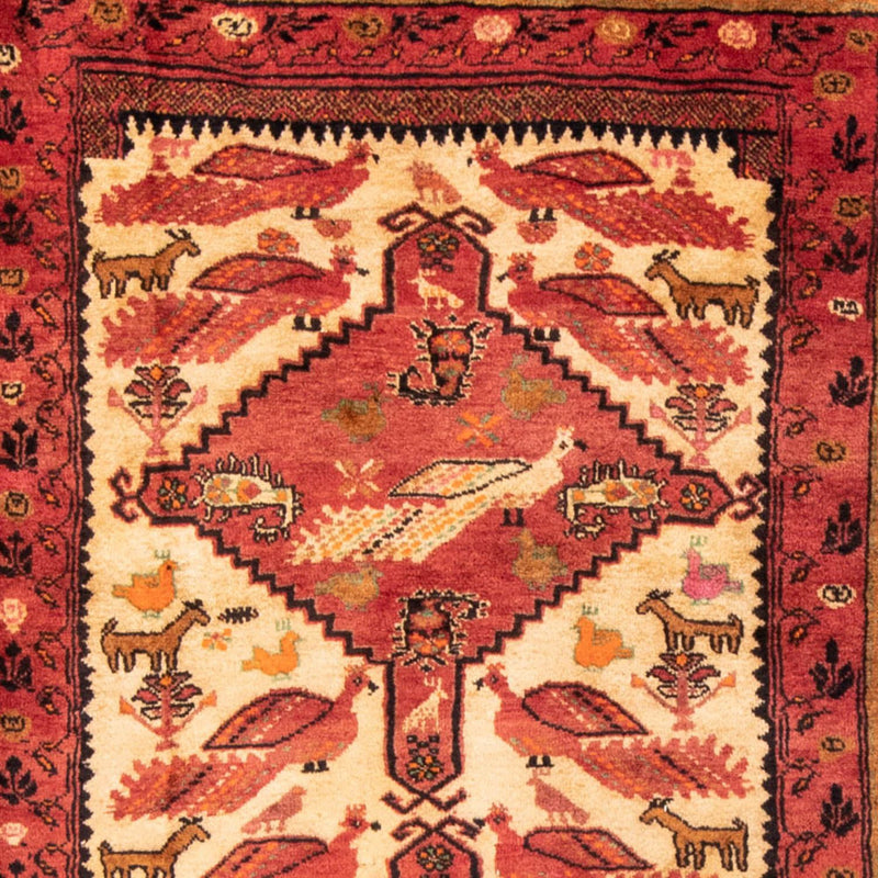 Belutsch Teppich 224 x 134 cm - rot