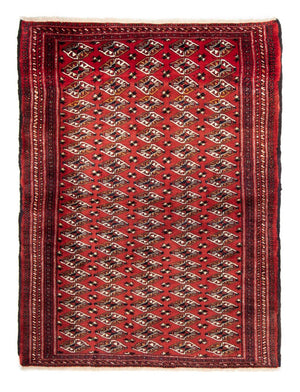 Belutsch Teppich 190 x 137 cm - rot