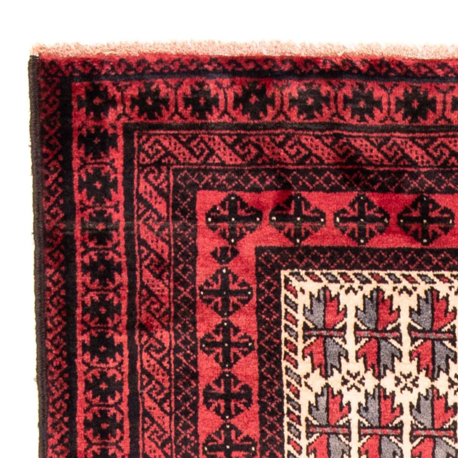 Belutsch Teppich 207 x 116 cm - rot