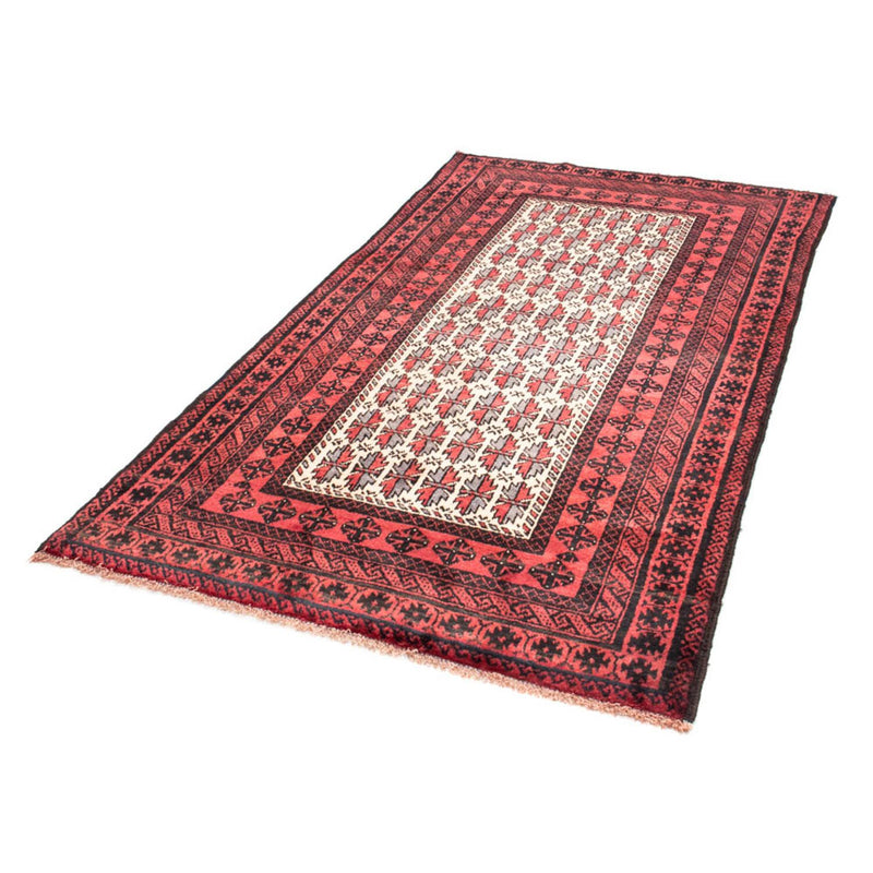 Belutsch Teppich 207 x 116 cm - rot