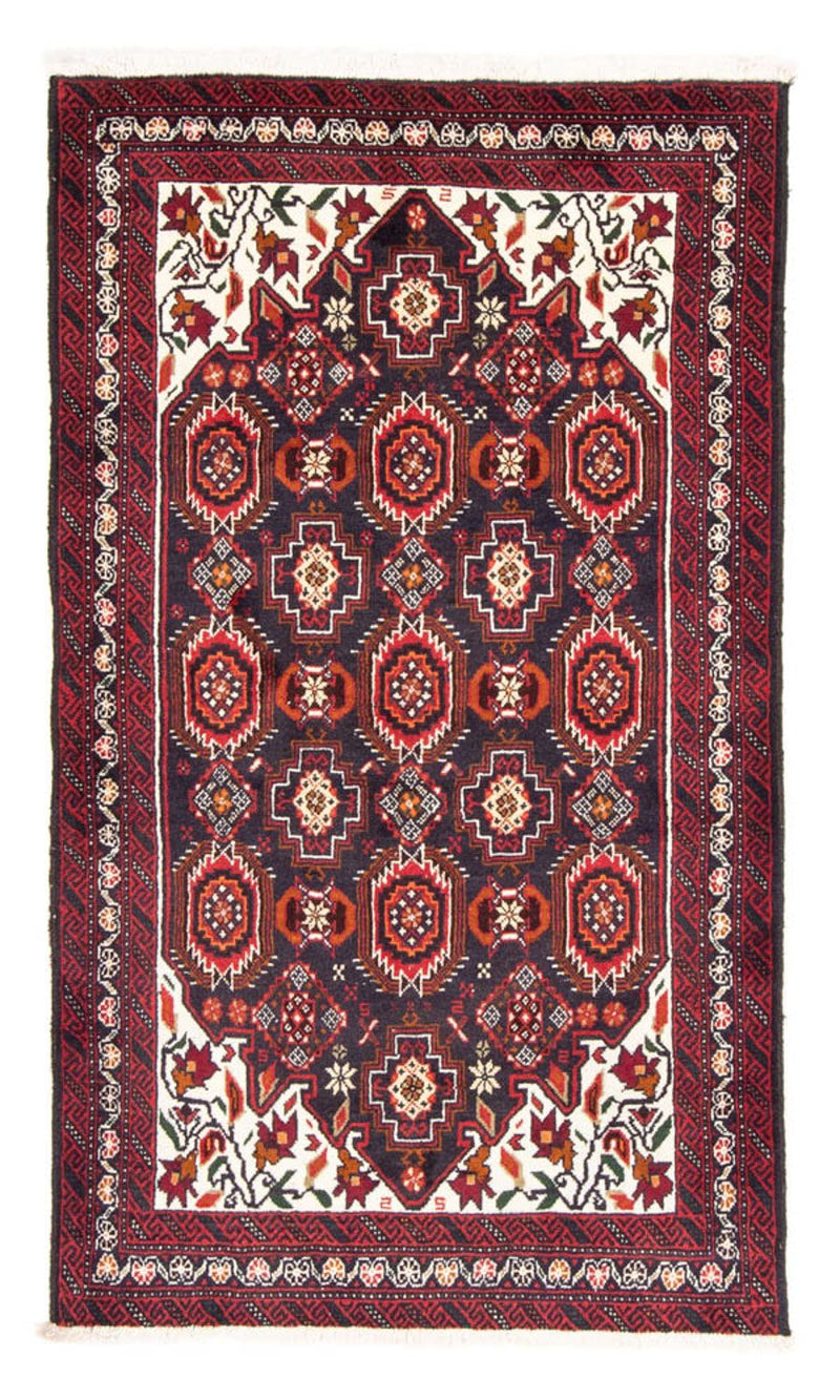 Belutsch Teppich 196 x 110 cm - dunkelblau