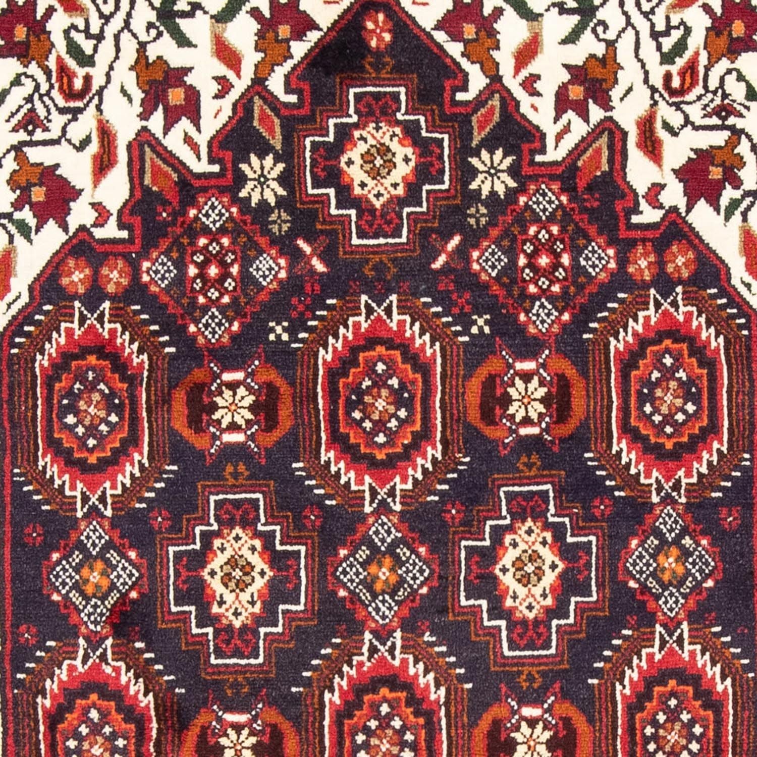 Belutsch Teppich 196 x 110 cm - dunkelblau