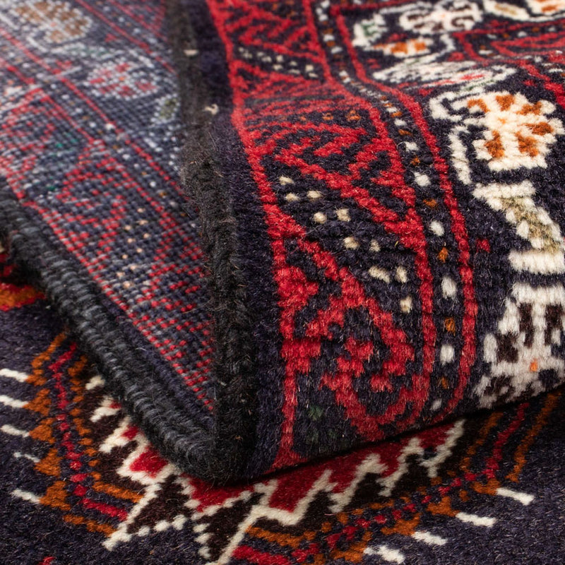 Belutsch Teppich 196 x 110 cm - dunkelblau