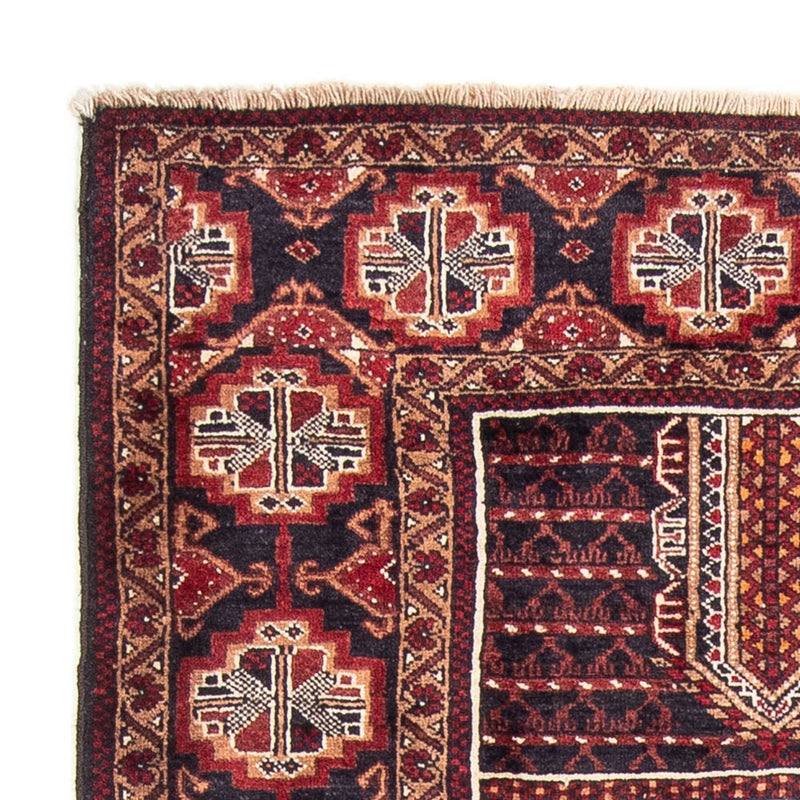 Belutsch Teppich 201 x 111 cm - mehrfarbig