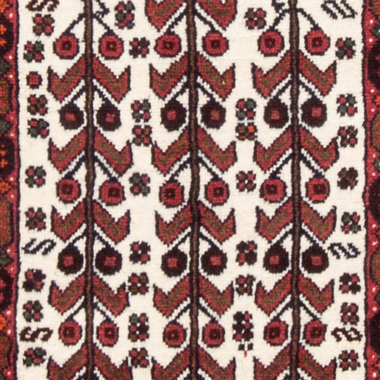 Belutsch Teppich 191 x 101 cm - rot