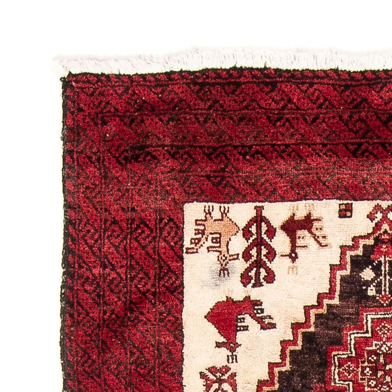 Belutsch Teppich 202 x 100 cm - rot
