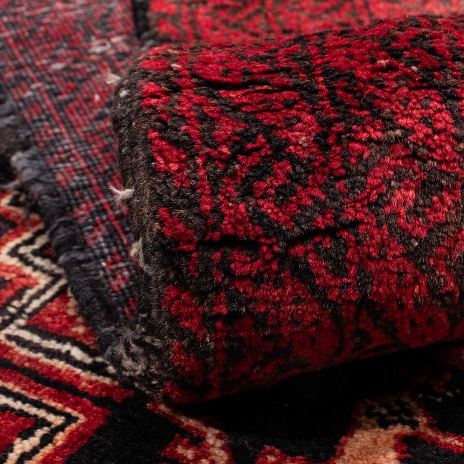 Belutsch Teppich 202 x 100 cm - rot