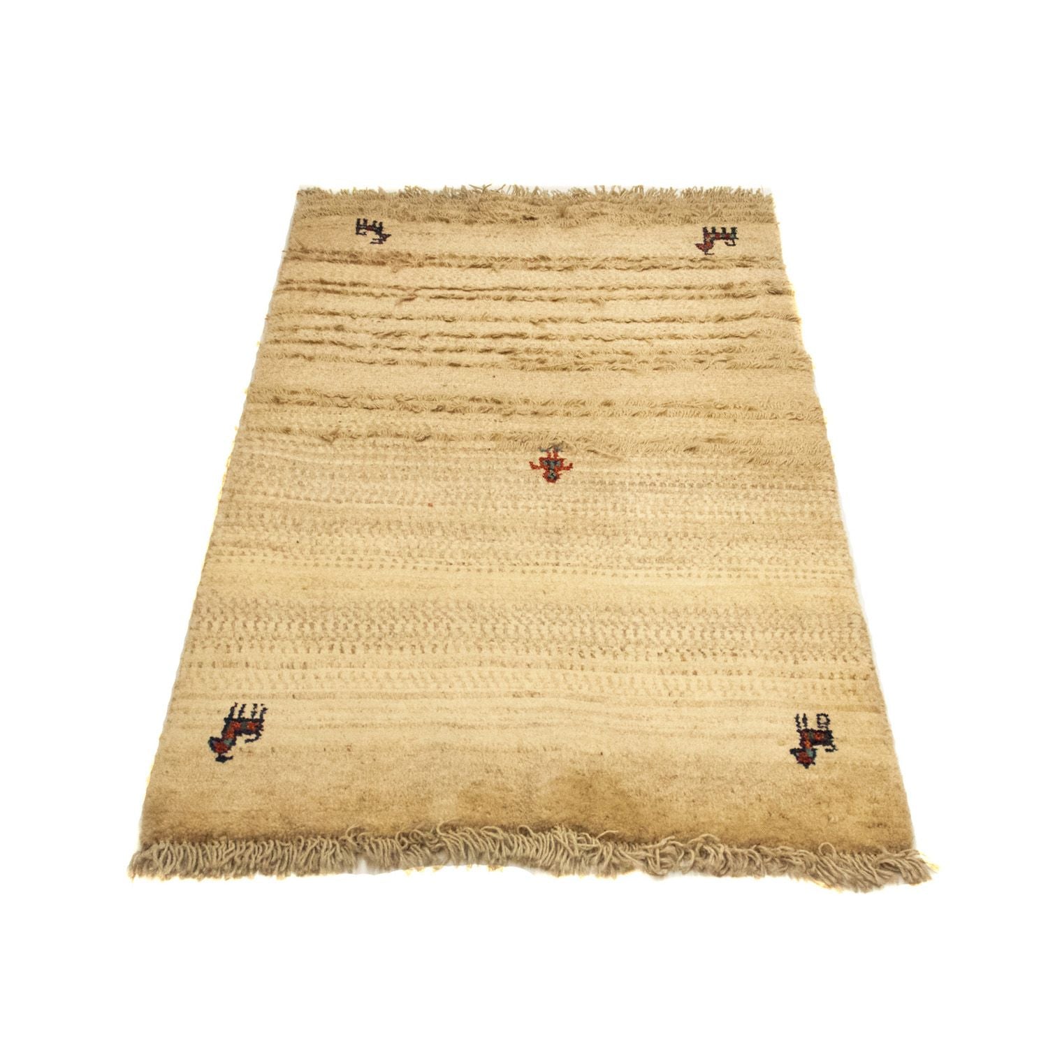 Gabbeh Teppich - Perser 133 x 78 cm - beige