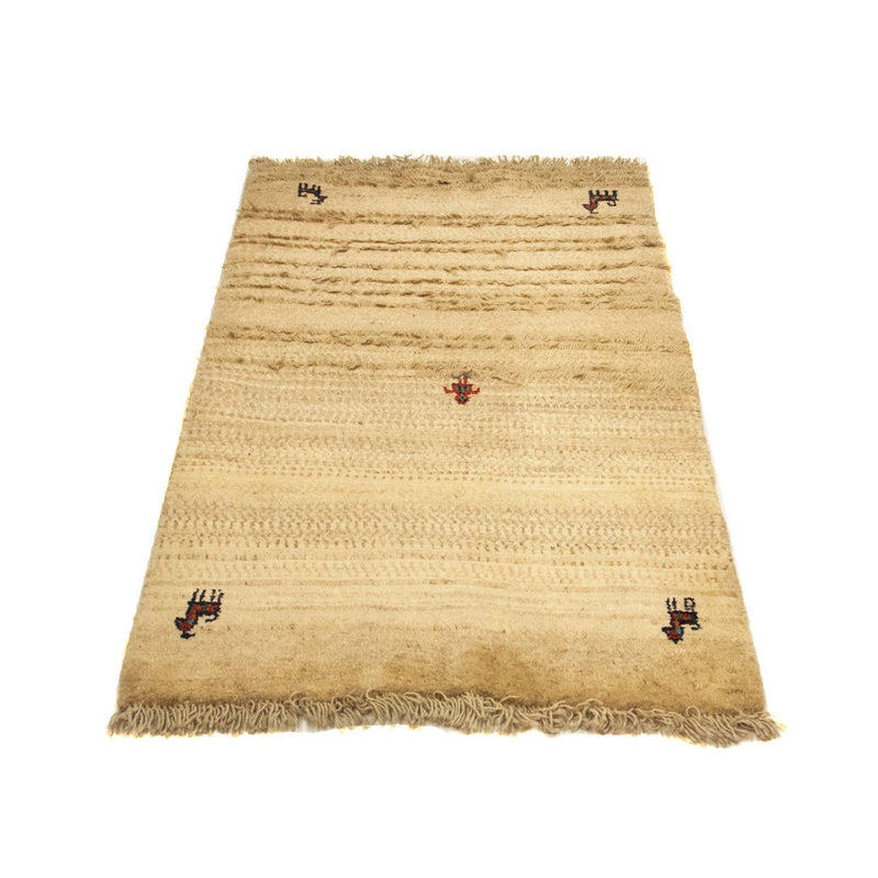 Gabbeh Teppich - Perser 133 x 78 cm - beige