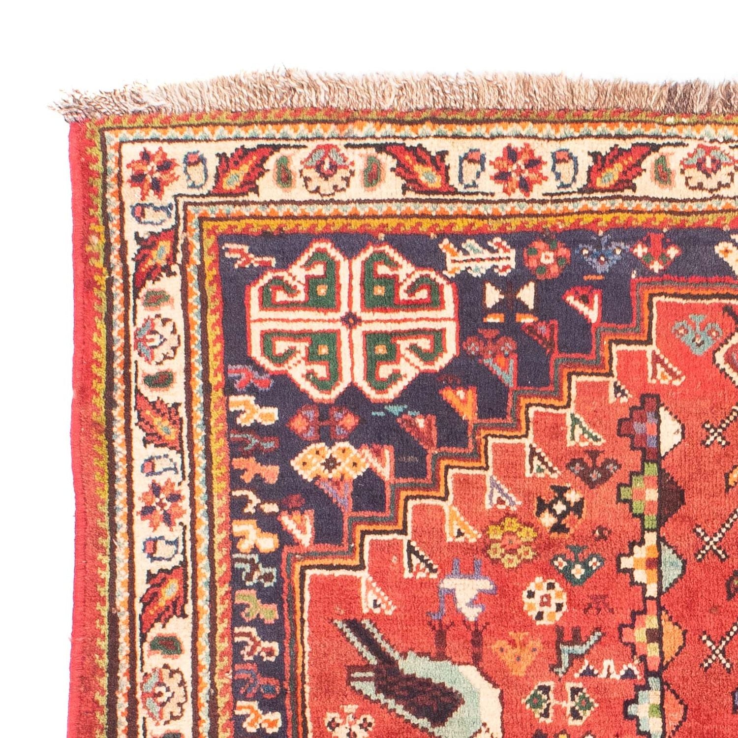 Perserteppich - Nomadic 170 x 115 cm - dunkelrot