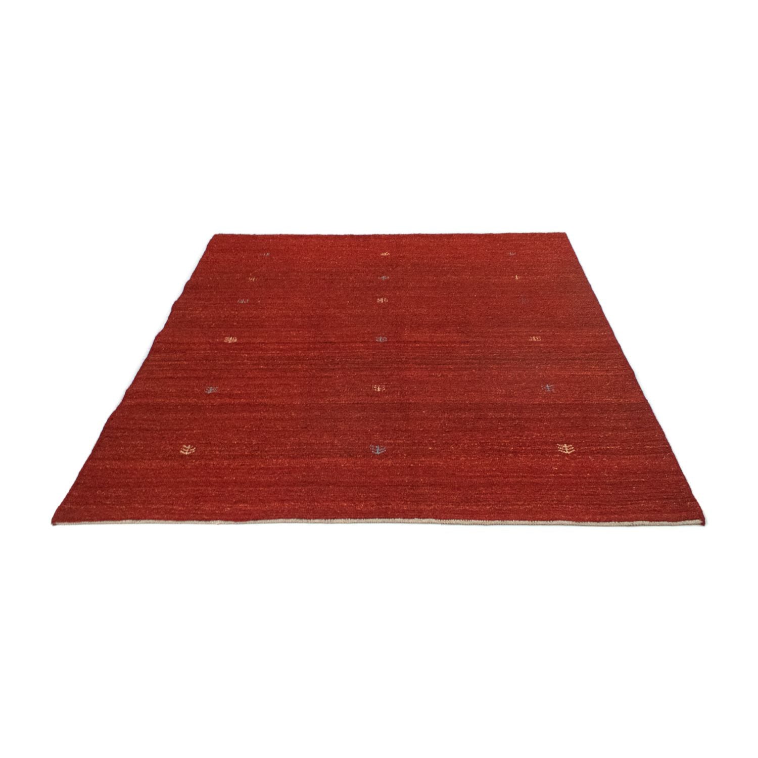 Gabbeh Teppich - Perser 189 x 152 cm - rot