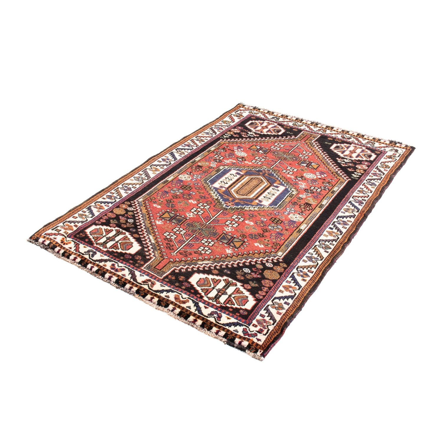 Perserteppich - Nomadic 154 x 104 cm - rot