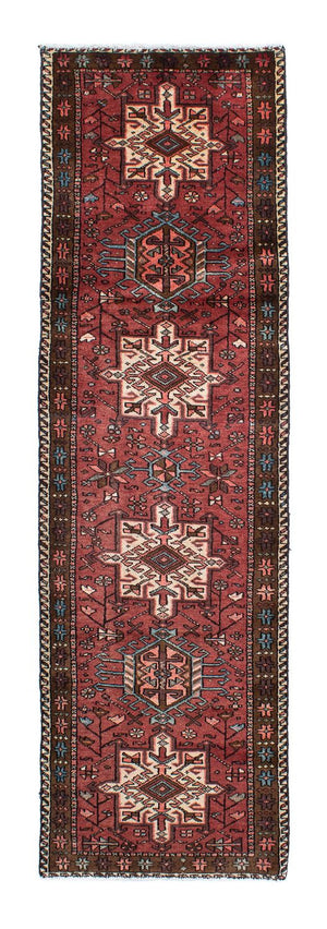 Perserteppich - Nomadic 304 x 85 cm - dunkelrot
