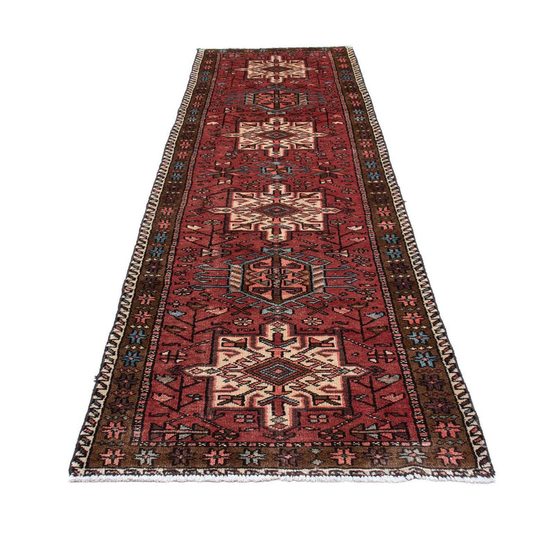 Perserteppich - Nomadic 304 x 85 cm - dunkelrot