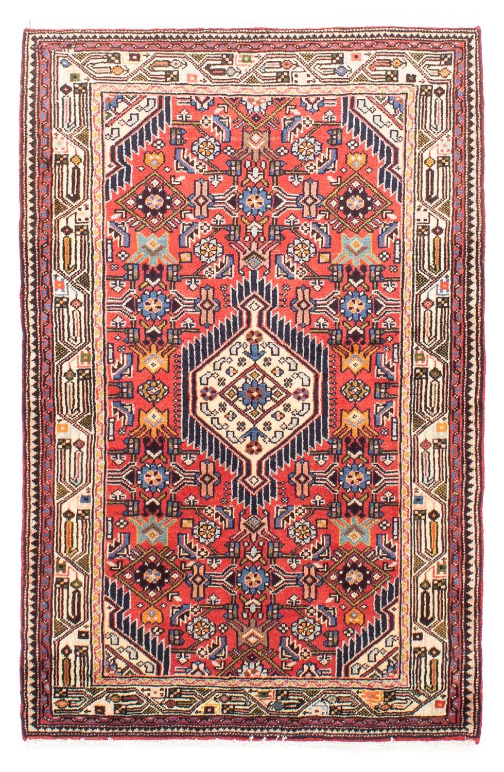 Perserteppich - Nomadic 148 x 100 cm - rot