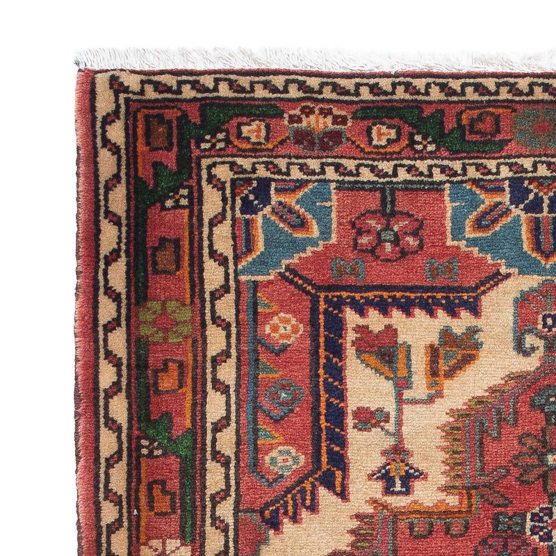 Perserteppich - Nomadic 130 x 92 cm - hellrot